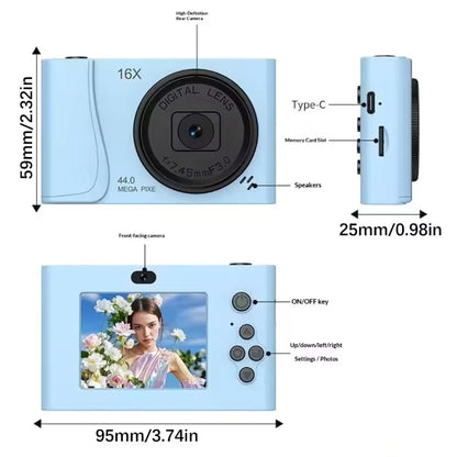 Câmera Digital 4K para Crianças