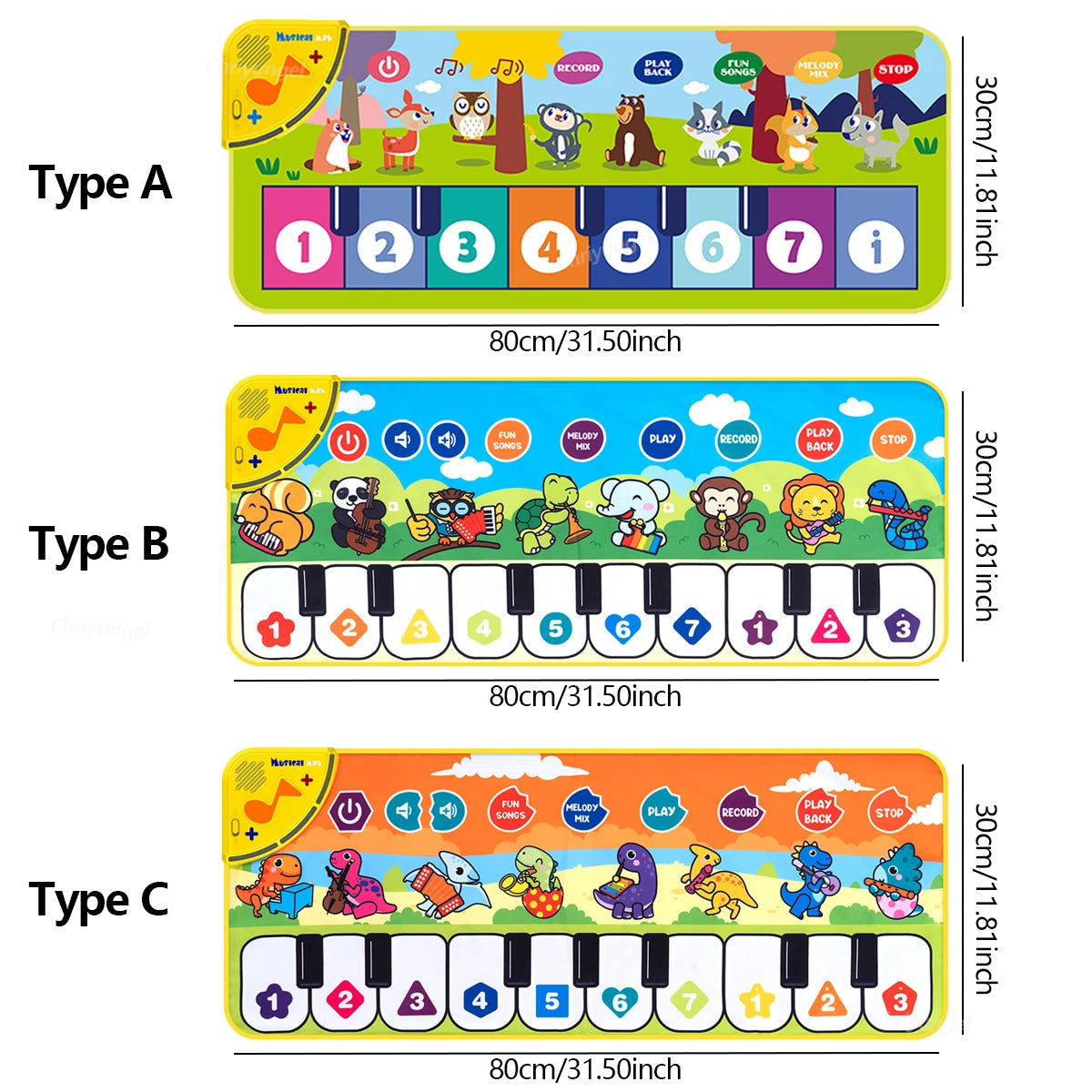 Teclado em Tapete