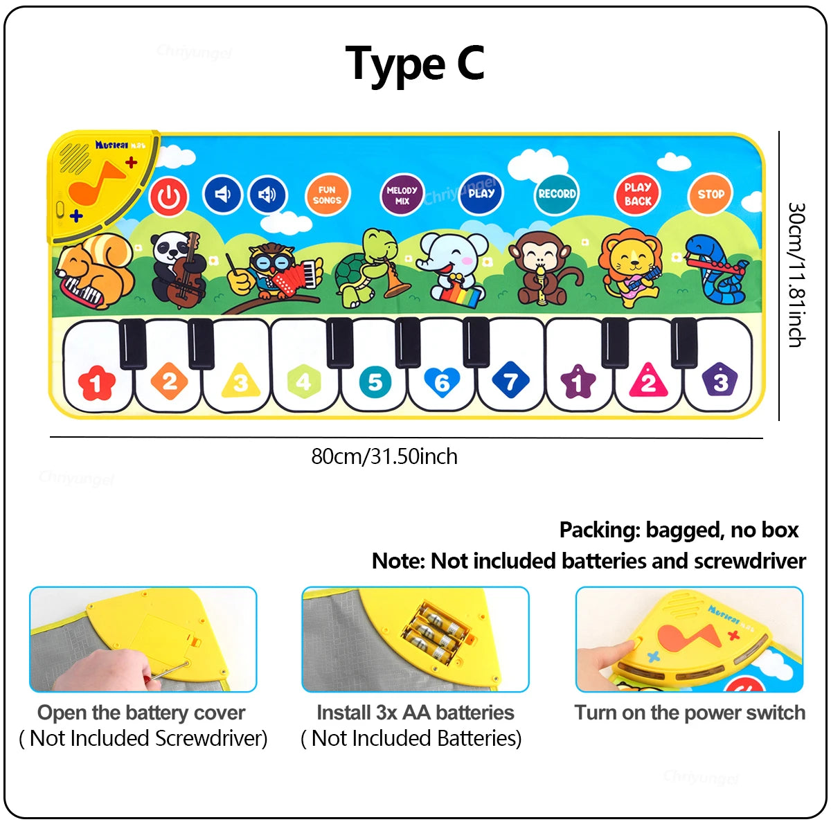 Teclado em Tapete
