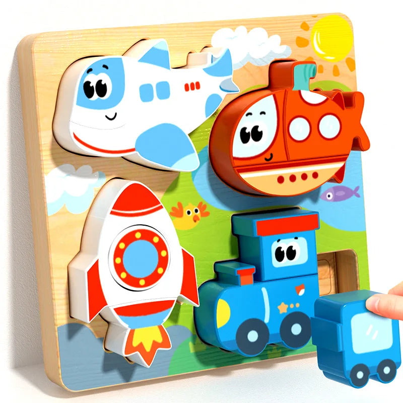 Brinquedo de Montagem de Puzzles