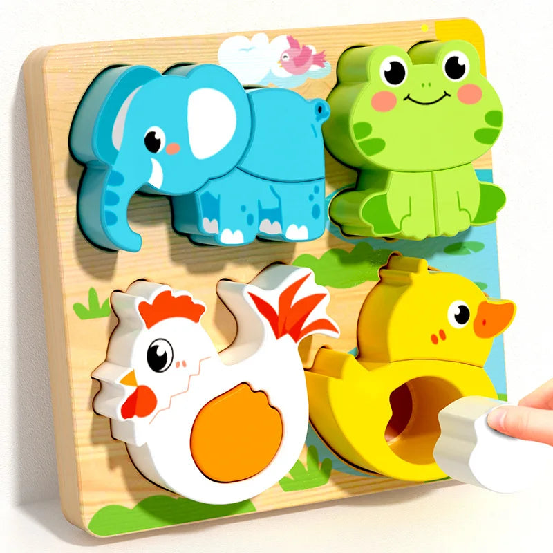 Brinquedo de Montagem de Puzzles