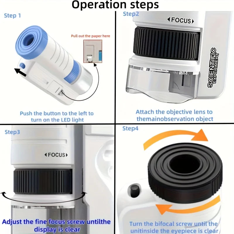 Kit de microscópio portátil