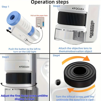 Kit de microscópio portátil