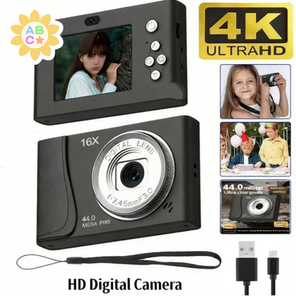 Câmera Digital 4K para Crianças